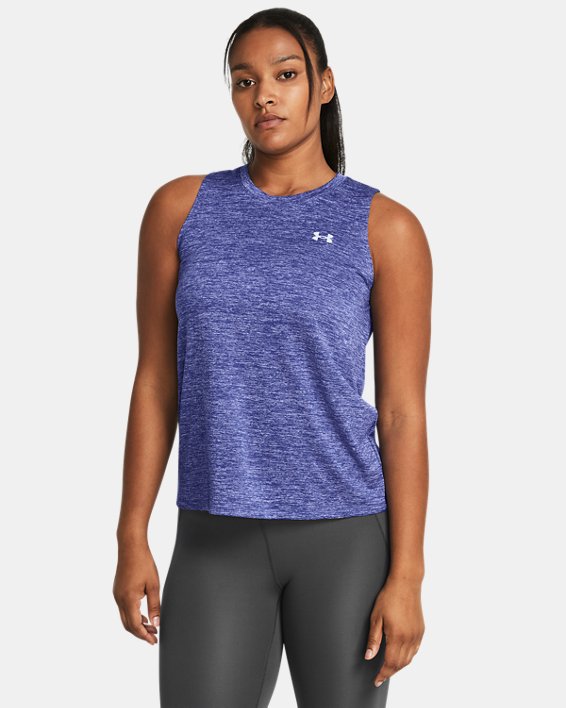 เสื้อกล้าม UA Tech™ Twist สำหรับผู้หญิง in Purple image number 0